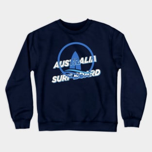 Australia surf board Crewneck Sweatshirt